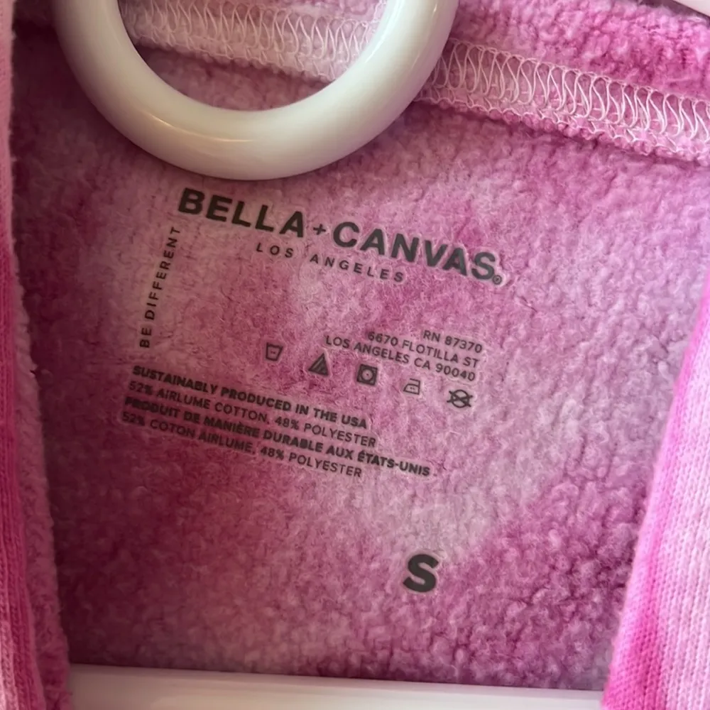 Bella + Canvas Tie Dye Cropped Sweatshirt - Image 8