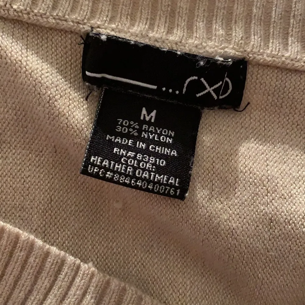 rxb Oversized Poncho Style Heather Oatmeal V - Image 5