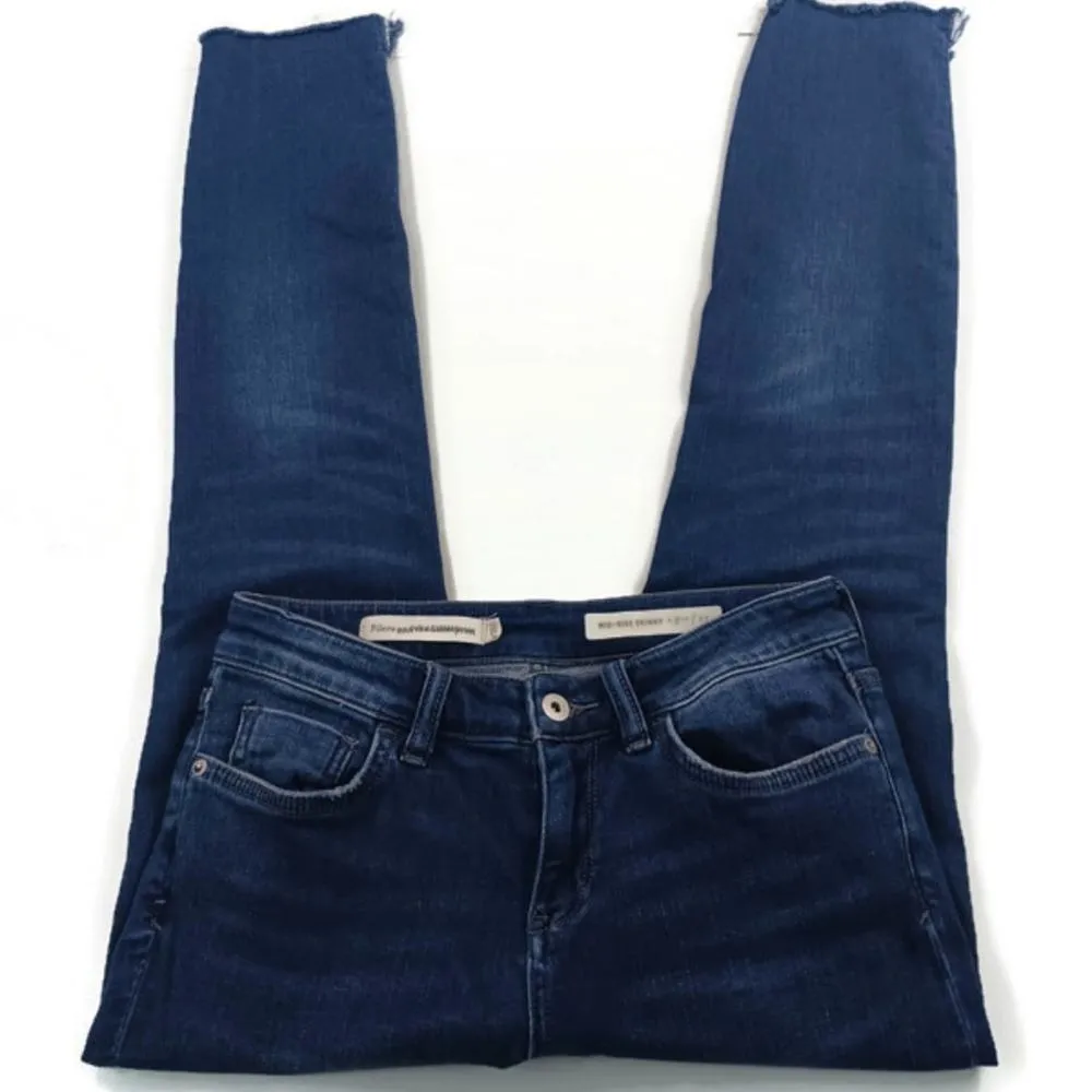 J816 GUC Anthropologie Pilcro/Letterpress Skinny Step Hem size 27 - Image 1