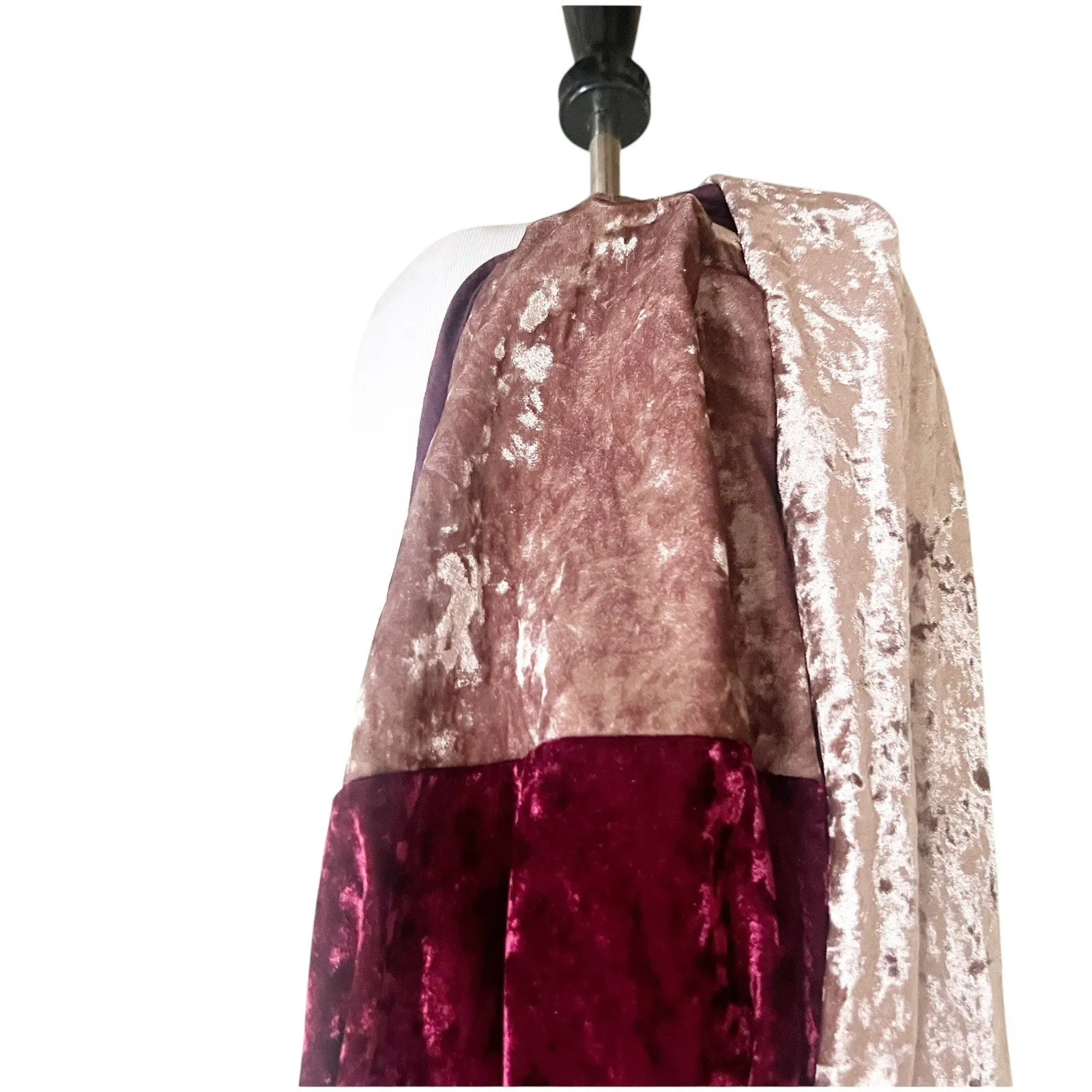 Apt. 9 Burgundy Pink Soft Cozy Crushed Velvet Lightweight Infinity Scarf Holiday - Image 4