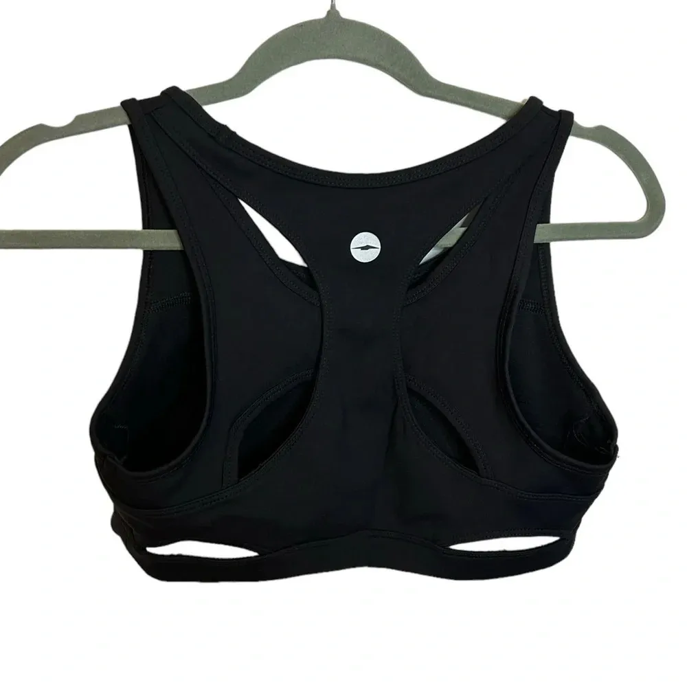 AVIA Light Impact Black Sports Bra - Image 2