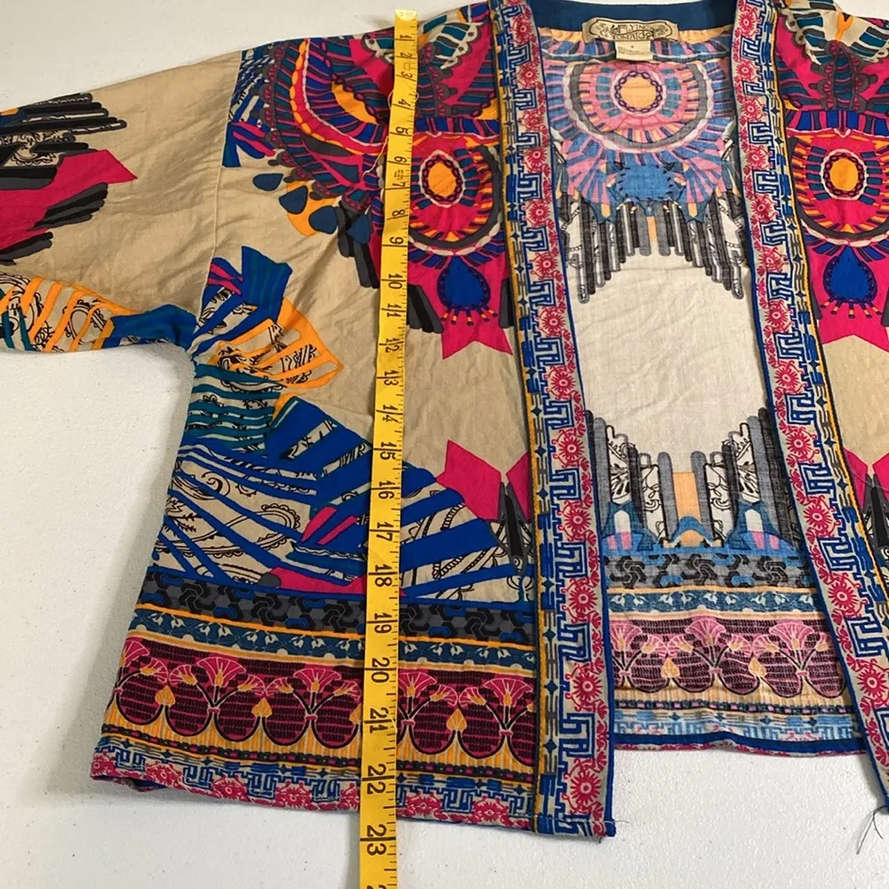 Flying Tomato Vibrant Geometric Open Front Top size Small - Image 5