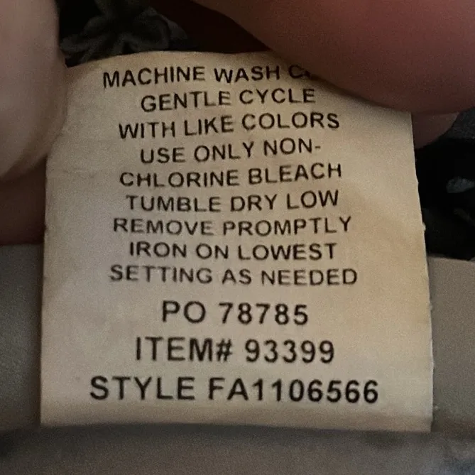 Vintage Samantha's Style Shoppe Shacket‎ Jacket Blue Floral Paisley Button Up L Size L - Image 12