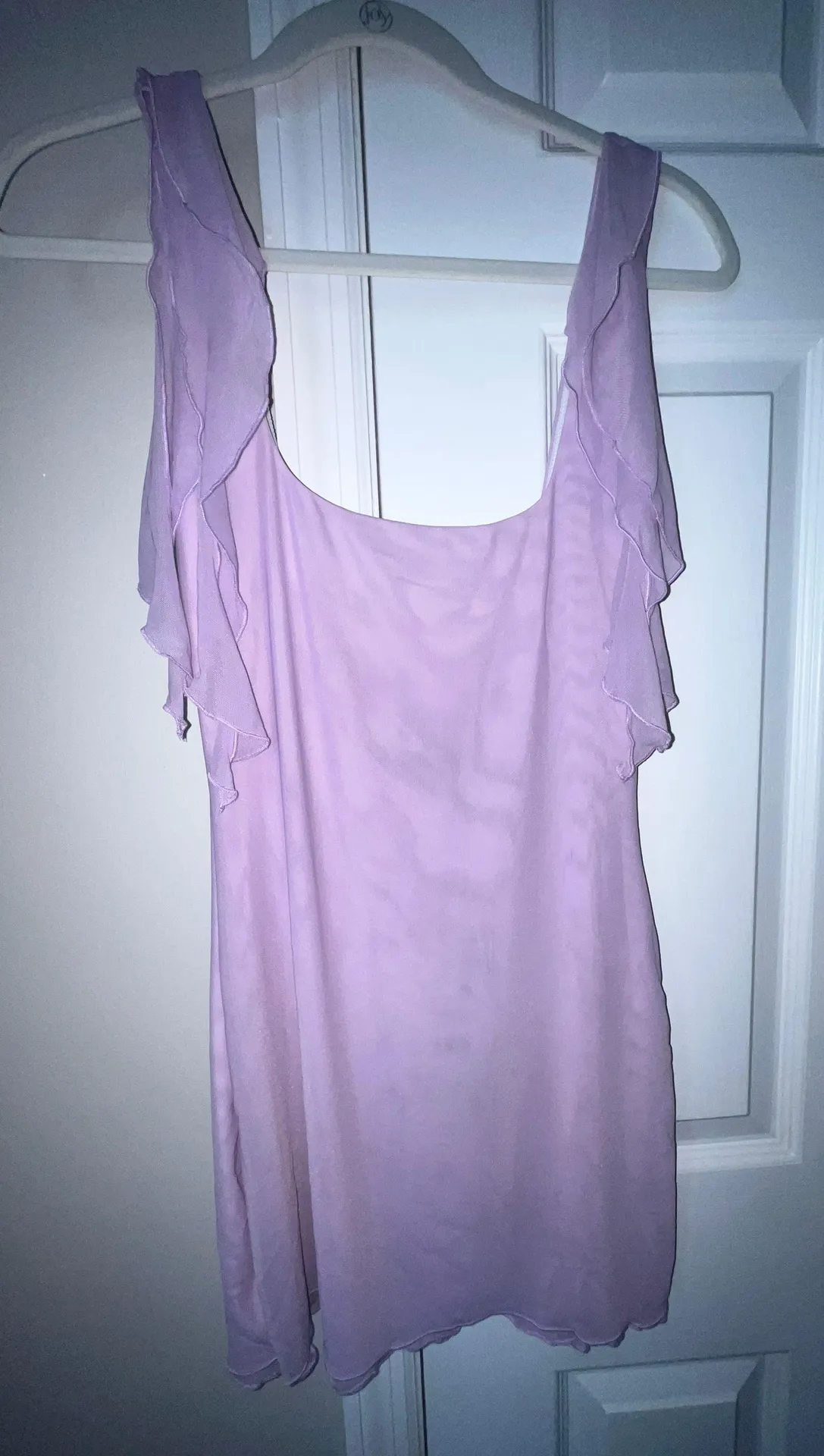 White Fox Boutique Mini Lilac Dress - Image 2