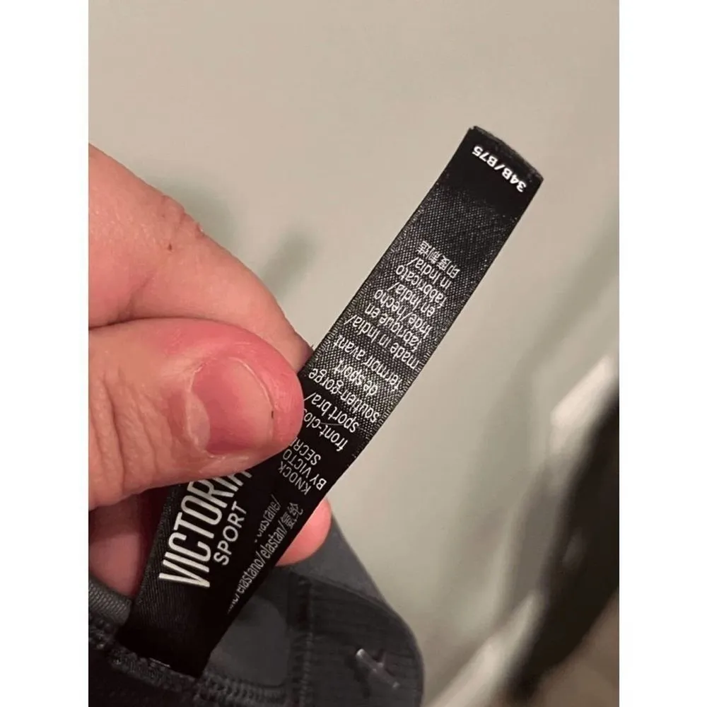 Victorias‎ Secret Sport Bra Max Support Color Blocked Size 34B - Image 3