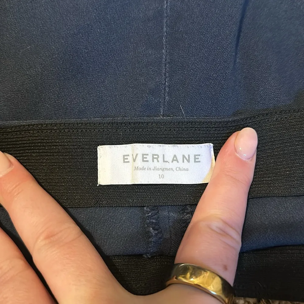 Everlane The Bi-Stretch Work Pant Navy Blue 10 - Image 8