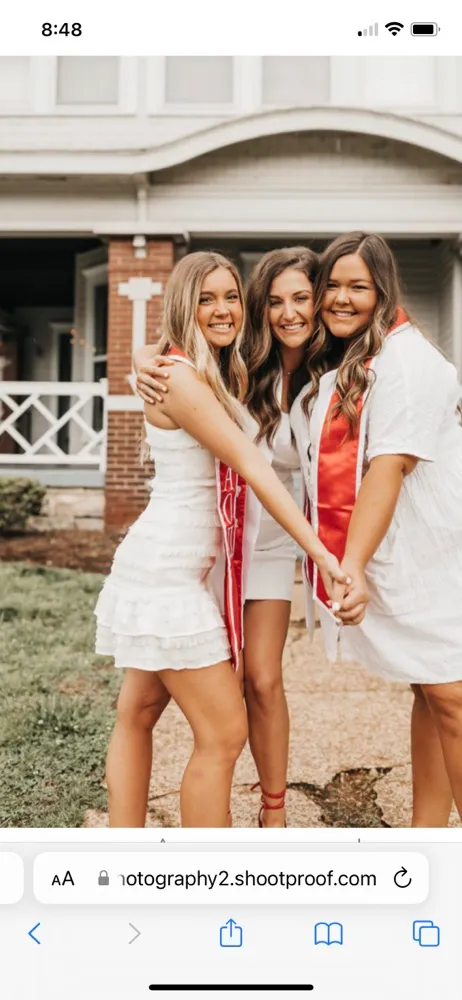 Princess Polly White Graduation Dress - Image 5