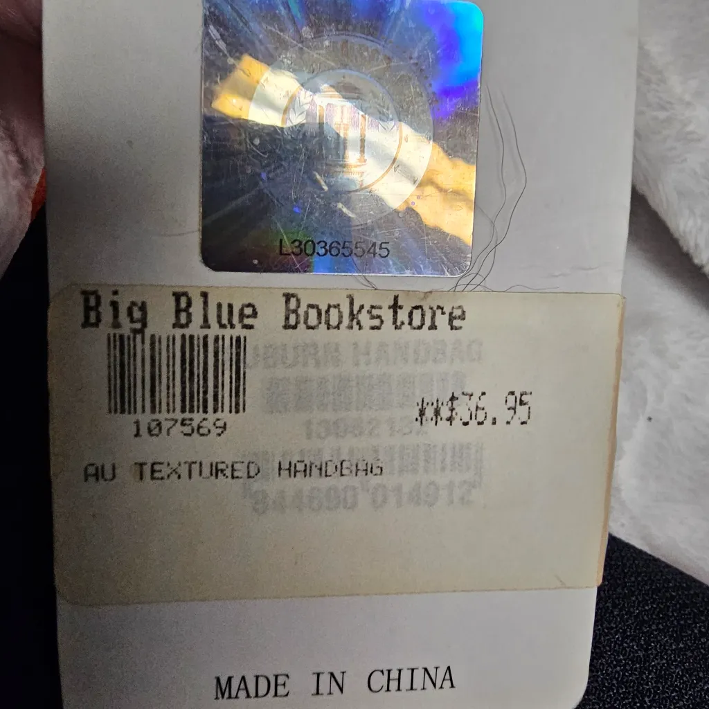 Auburn University Tigers Blue And Orange Textured Crossbody Bag - Image 4