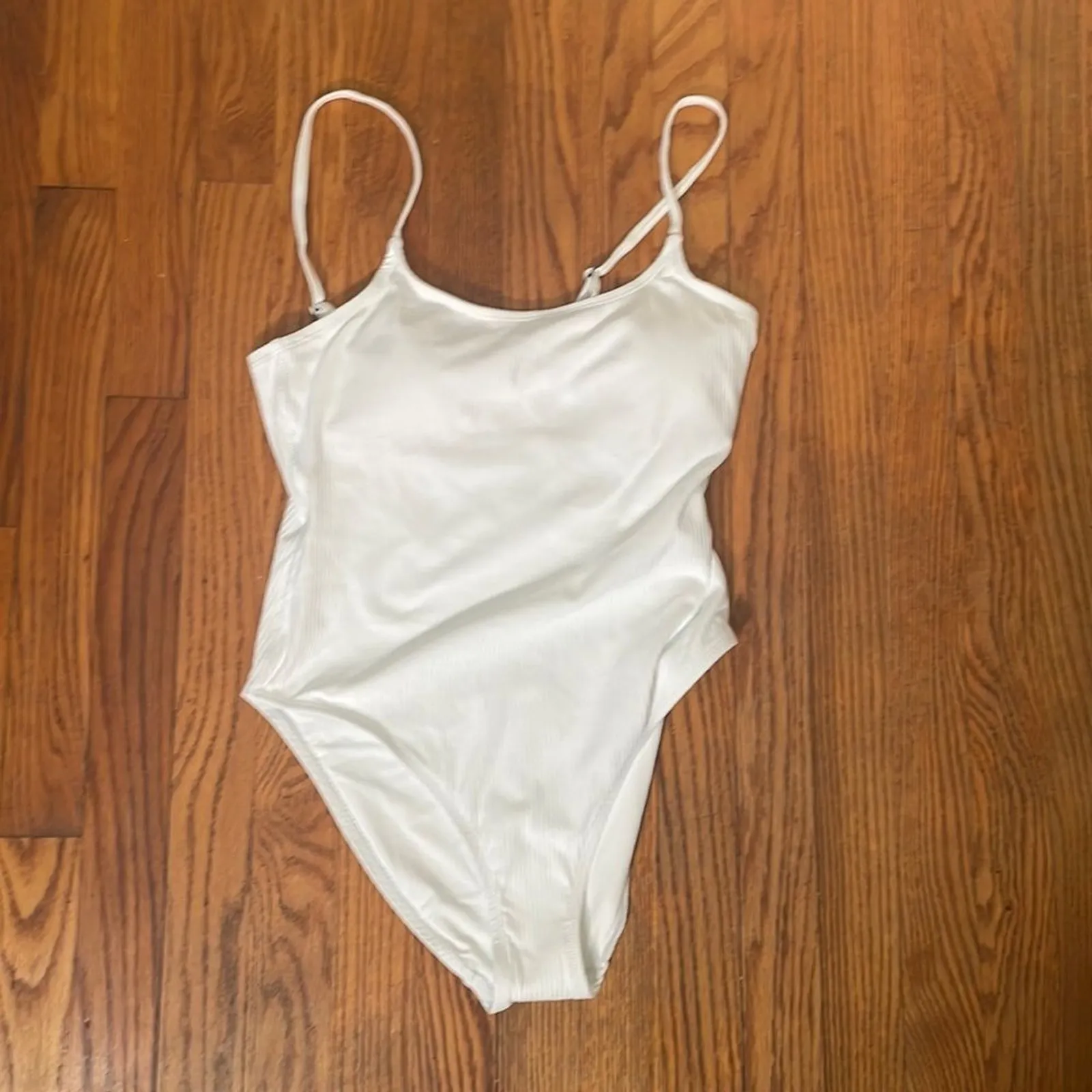 Andie The Amalfi One Piece‎ Swimsuit Ribbed White size XS NWT - Image 3