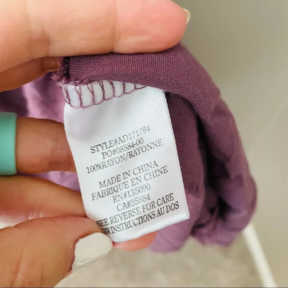 Altar'd State A-Line Mini Dress Purple Sz XS - Image 5