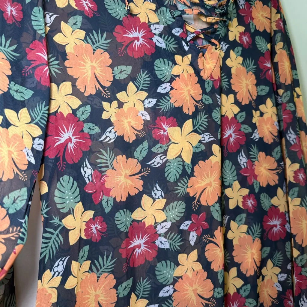 Disney Cruiseline Floral Coverup - Image 3