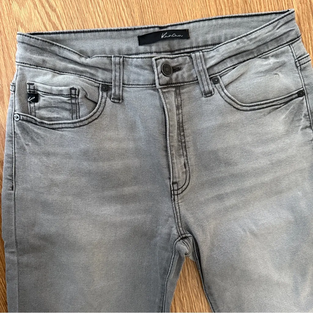 KANCAN WOMEN'S GRAY STRAIGHT JEANS RN#144635 - Image 3