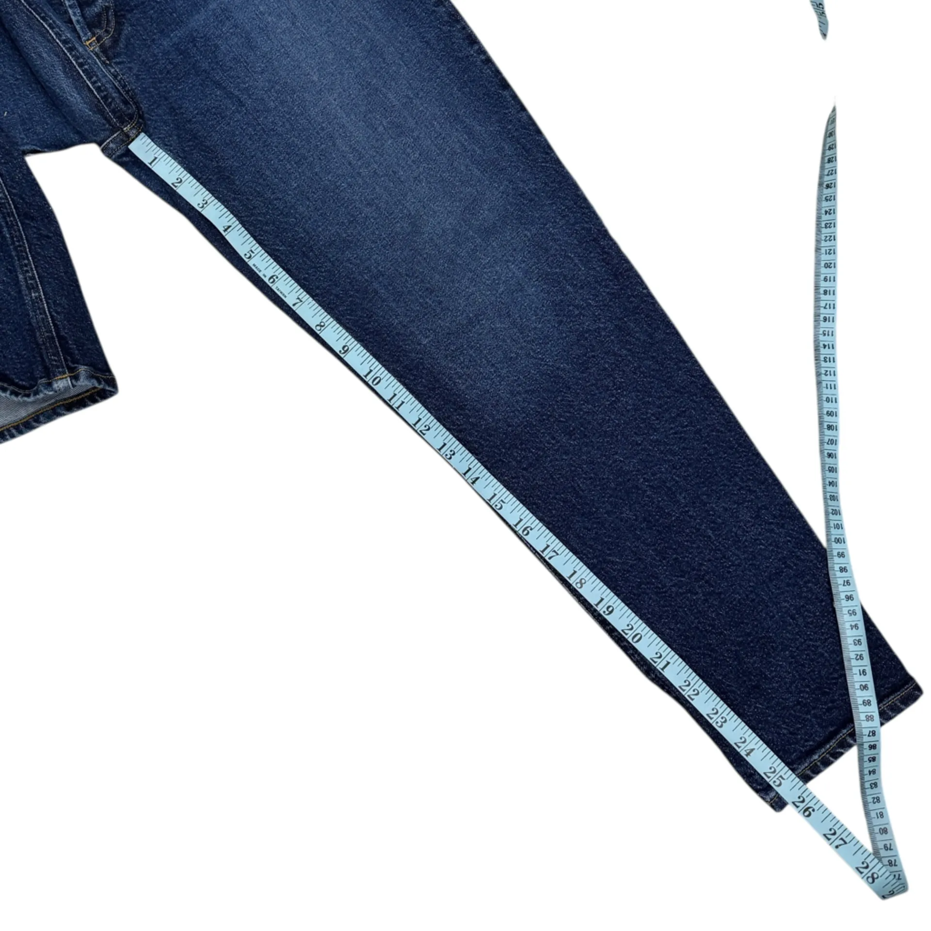 Agolde Riley Crop Dark Wash Jean - Image 6