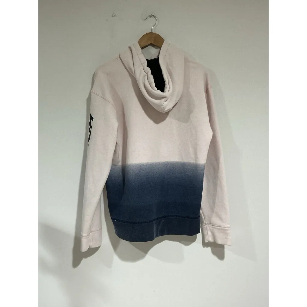 Womans Holister Pullover Hoodie Medium Pink Blue With Logo - Image 3