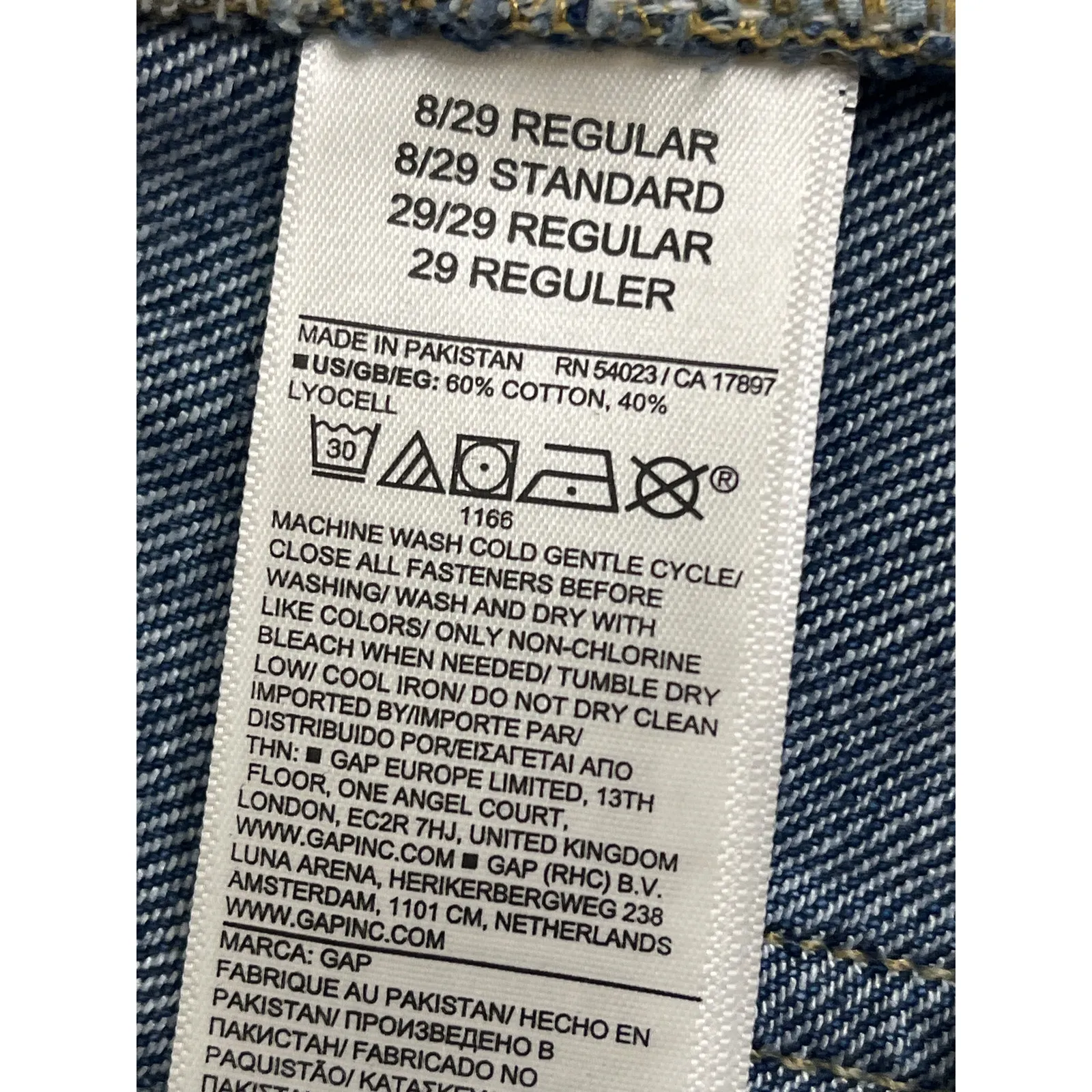 Warp + Weft Baggy Dark Dani Dark Wash Blue Jeans, size 8/ 29, S/524634 - Image 10