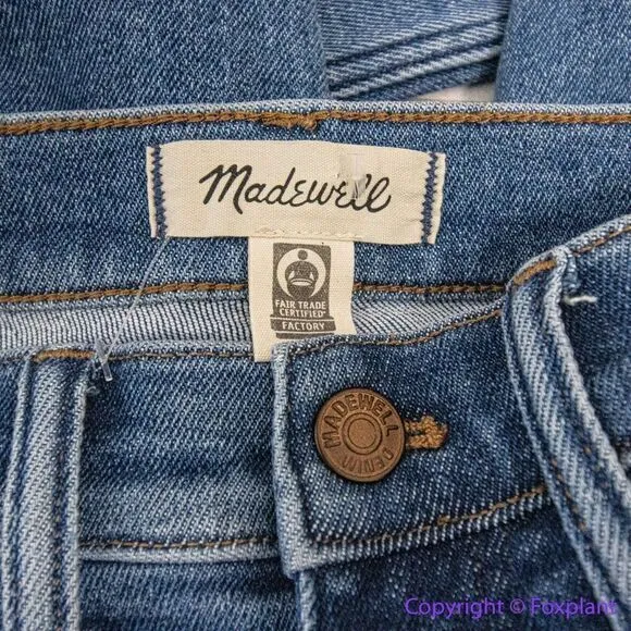 NEW Madewell Stovepipe‎ Jeans in Leaside Wash, 28 - Image 16