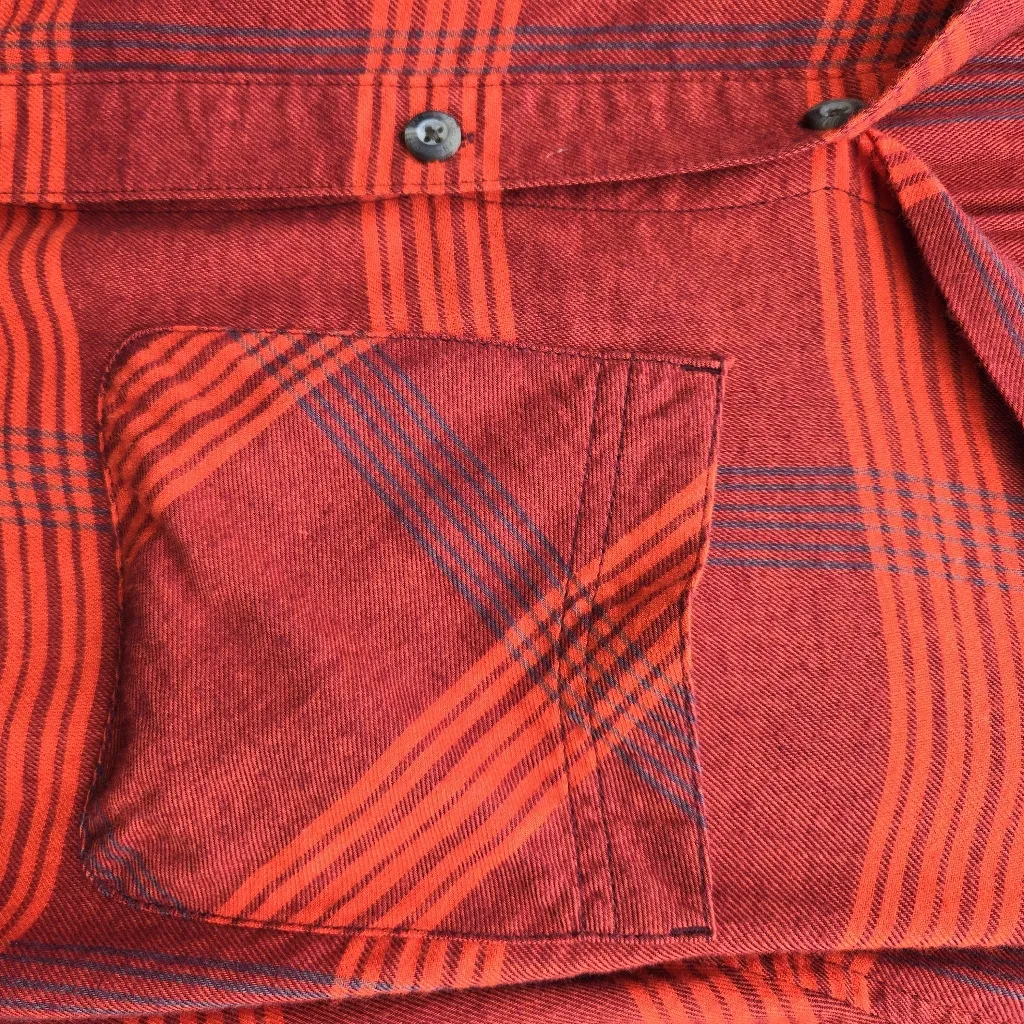 Women’s Magellan Flannel Boyfriend Adventure Gear Shirt XL - Image 4