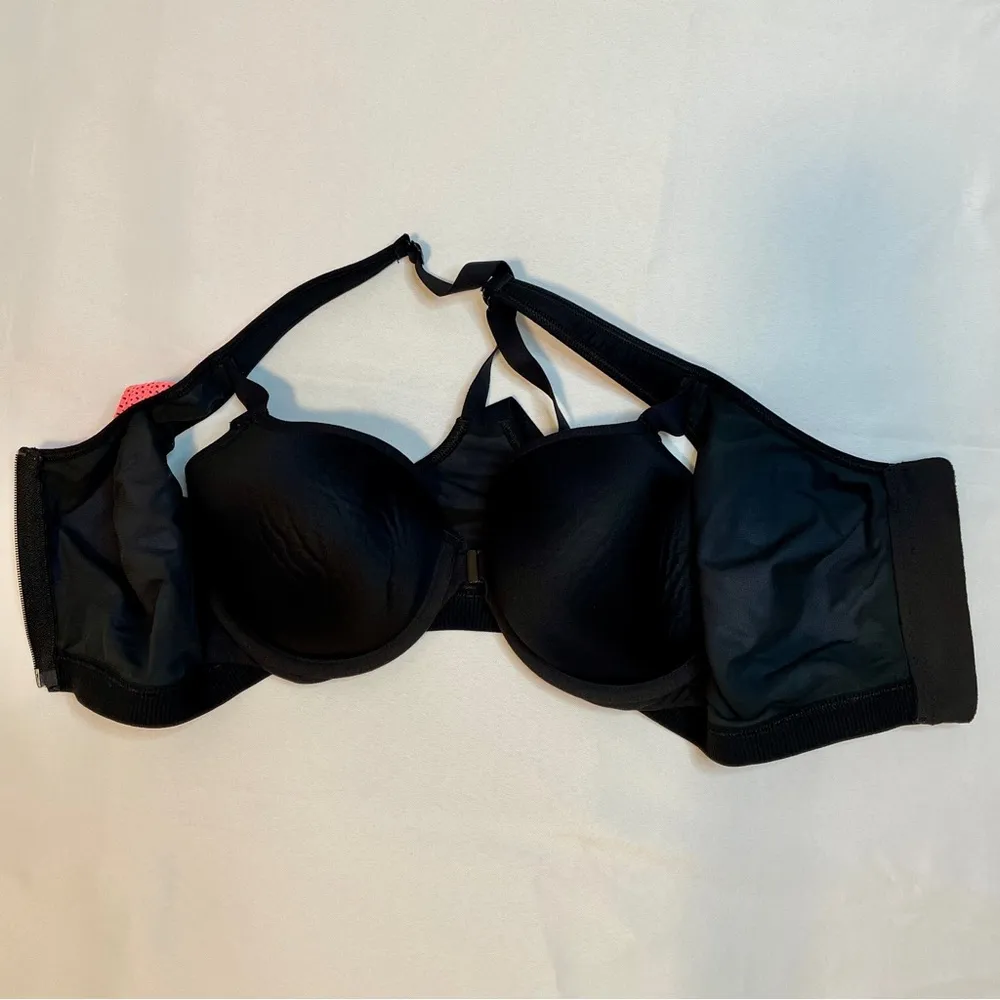 VSX Sport front close coral pink sports bra size 36D - Image 3