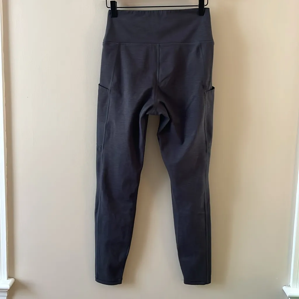 AMERICAN EAGLE AE The Everything Pocket Legging Curvy Spacedye Charcoal Size S - Image 5