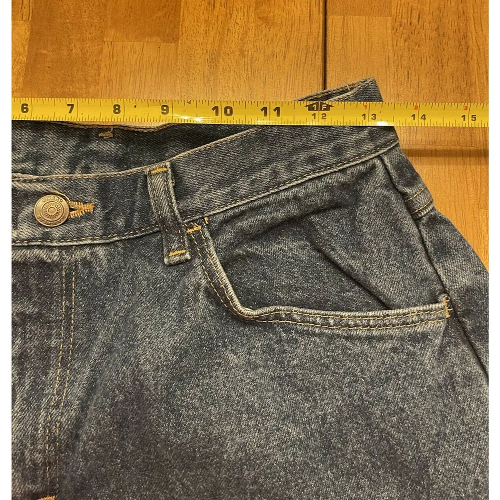 PS GITANO JEANS VINTAGE WOMEN’S SIZE 12 PETITE HIGH RISE MOM JEANS TAPERED LEGS - Image 4