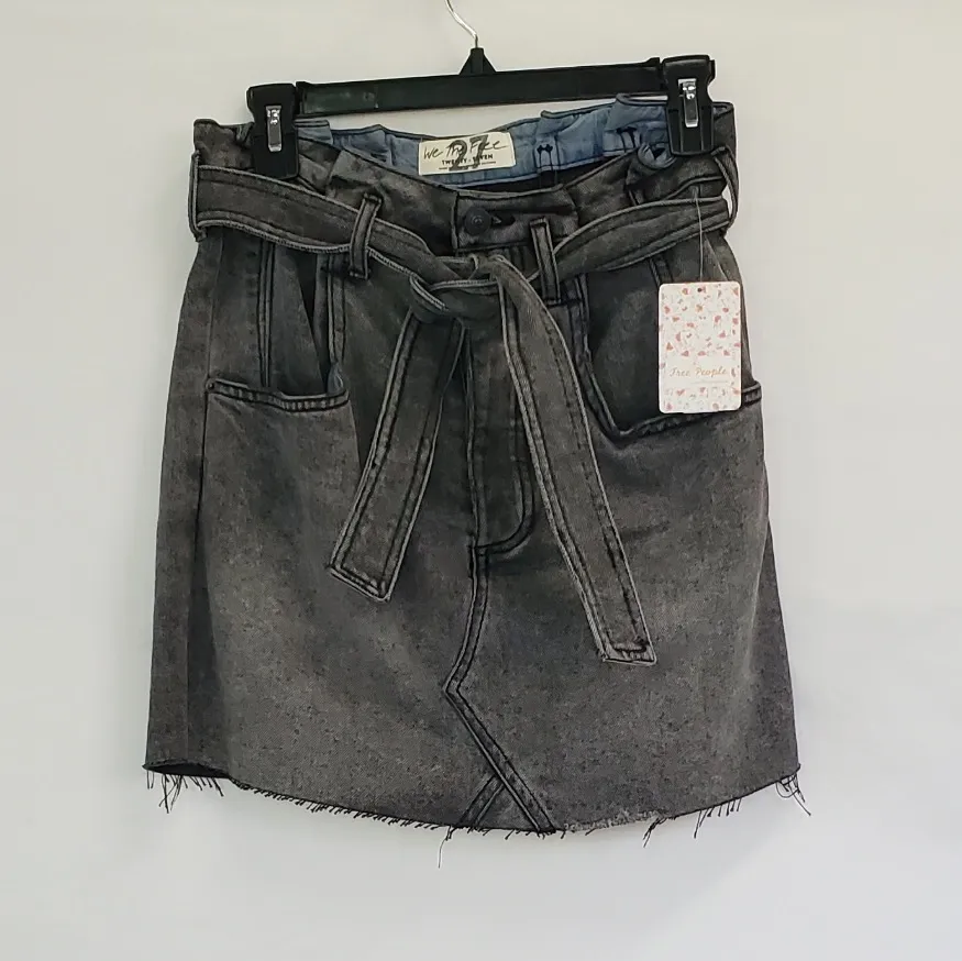 NWT  Black Denim Skirt - Image 3