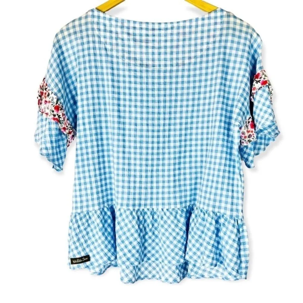 Matilda Jane Wish You Were Here Rural Route Cottagecore Top - Image 3