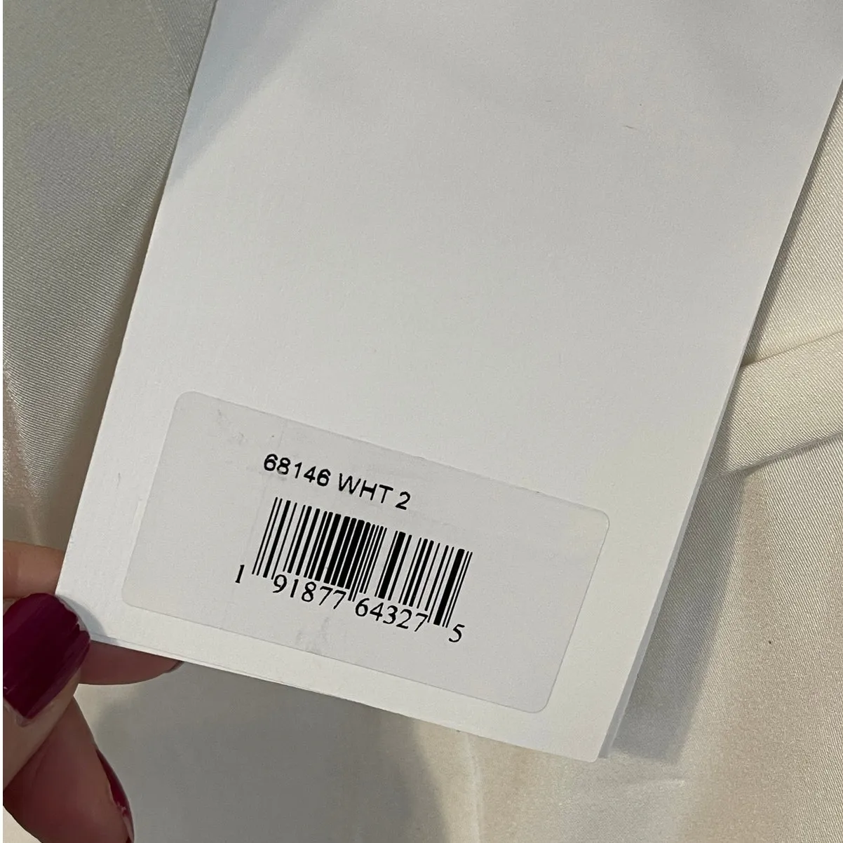 Mac Duggal Size 2 NEW Style 68146 White Strapless Jumpsuit Feather Trim Dressy - Image 7