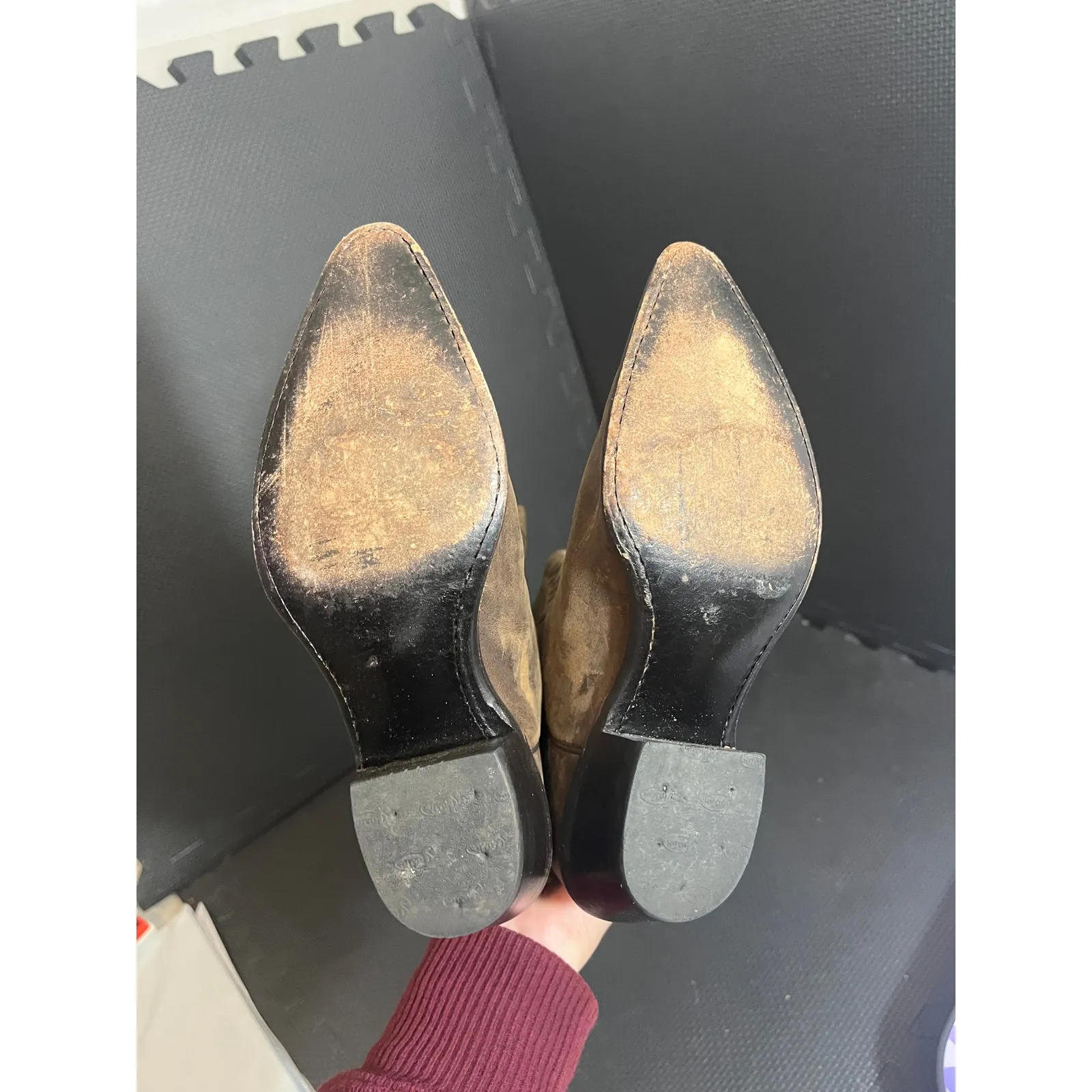 Justin L4935 Bay Apache Western Cowboy Boots Women's‎ Leather Size 5.5 C Wide - Image 6