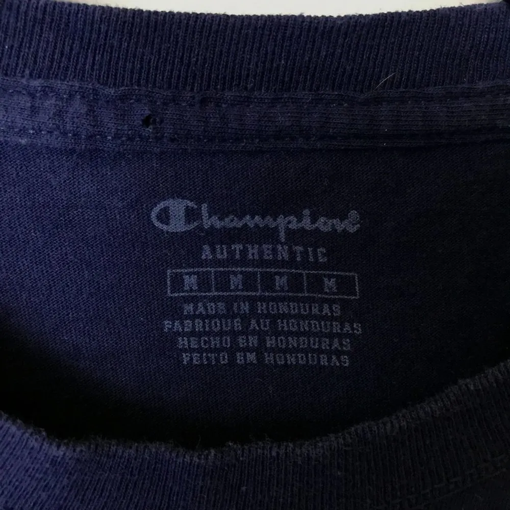 Champion T Shirt Adult Blue Small Classic Sportswear Fit Graphic Tee - Image 10