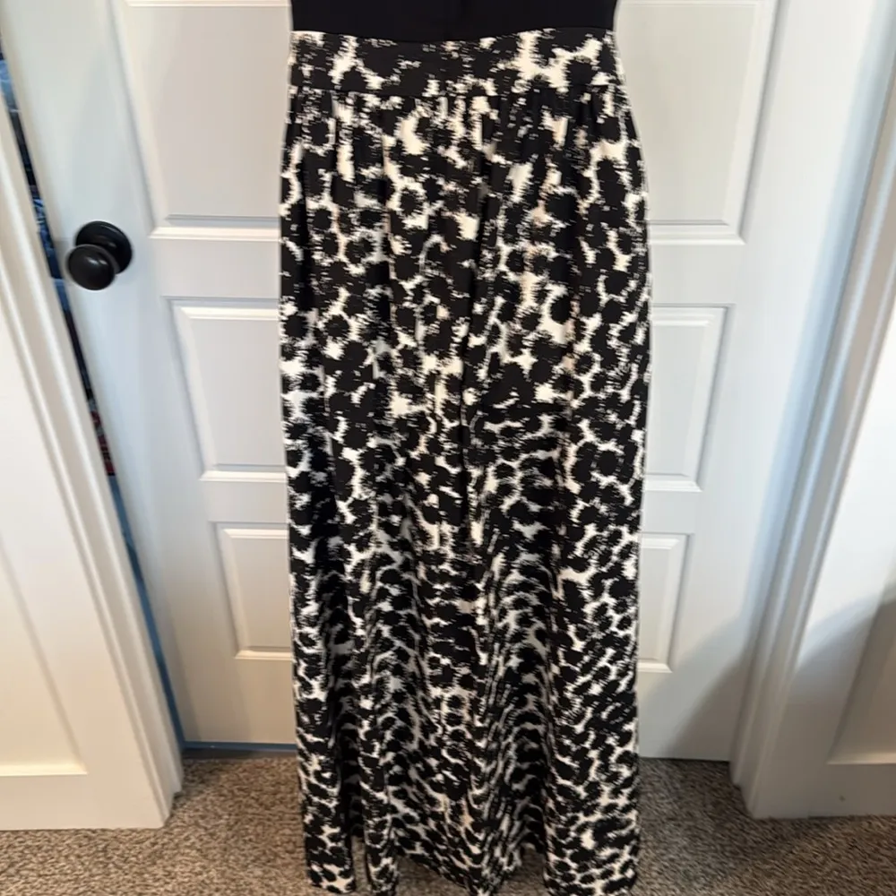Trina Turk Ara Pom Pom Faille Maxi Sleeveless V Neck Dress 4 NWT - Image 7