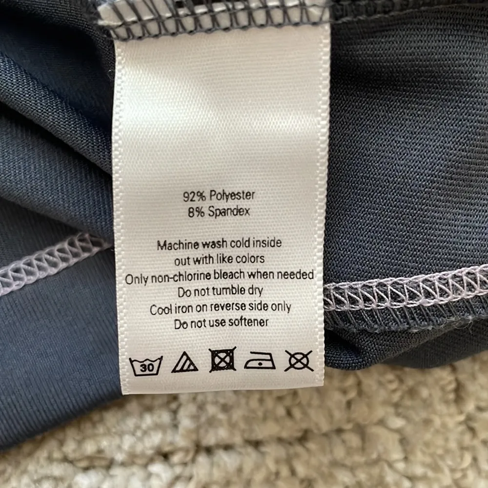 Alo short sleeve blue running tee Sz M - Image 7