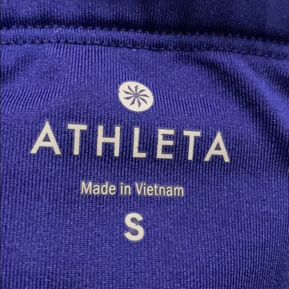 Athleta Sonar Almalfi Blue cropped leggings small - Image 6