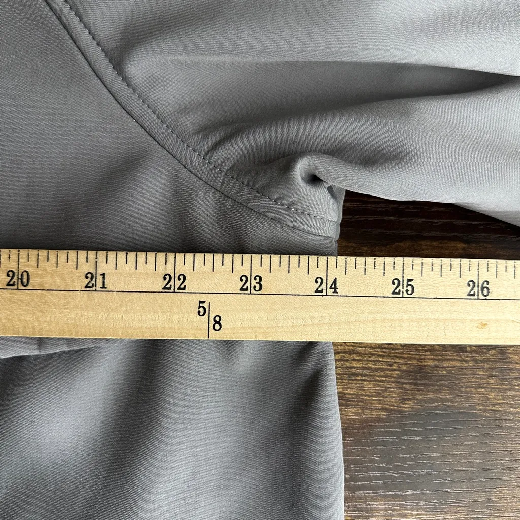 Nine West Jacket Womens 1X Gray West Modern Soft Shell Hooded Heat Insulated NEW - Image 6