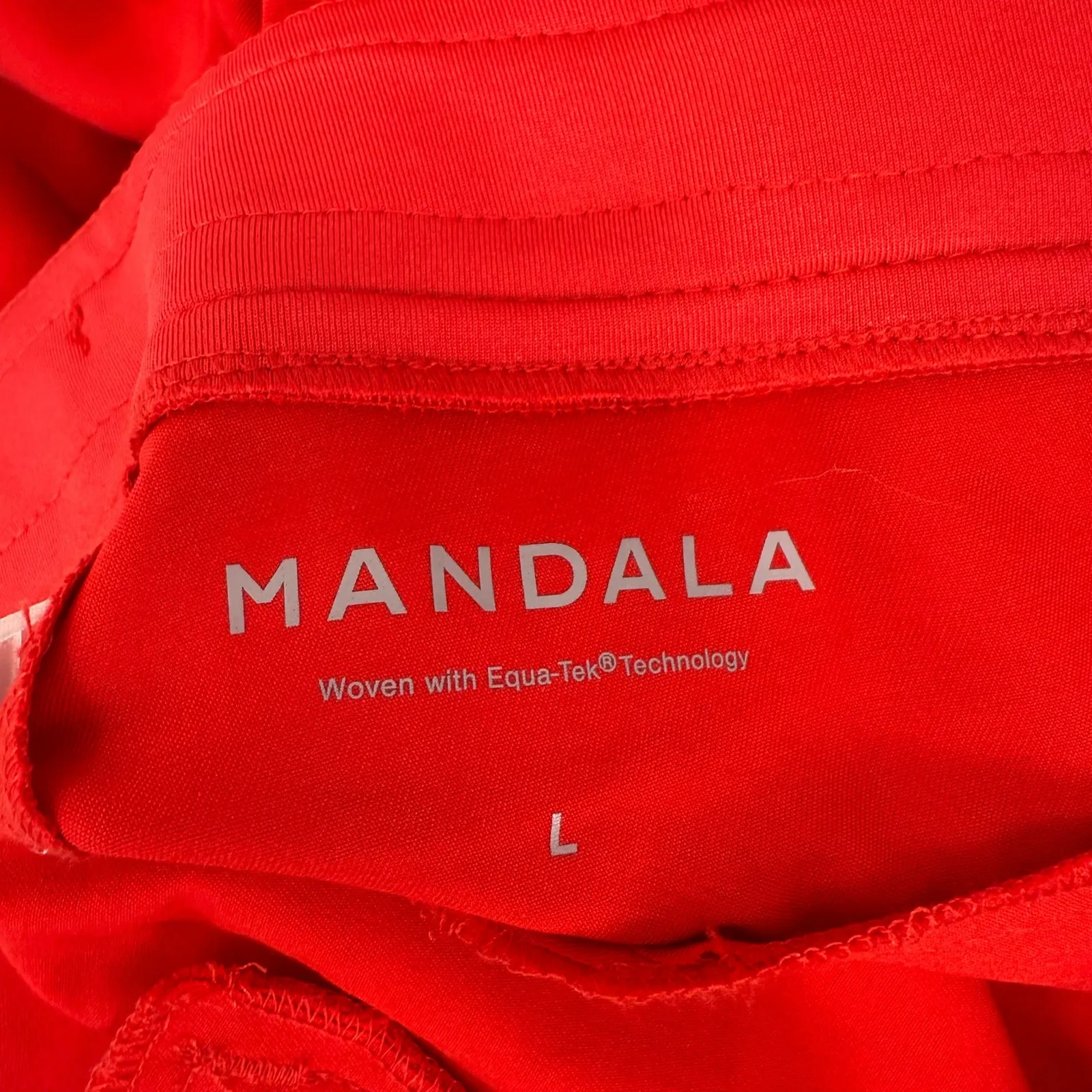 Mandala Scrub Joggers Women's Large Red Medical Comfort Multi - Image 3