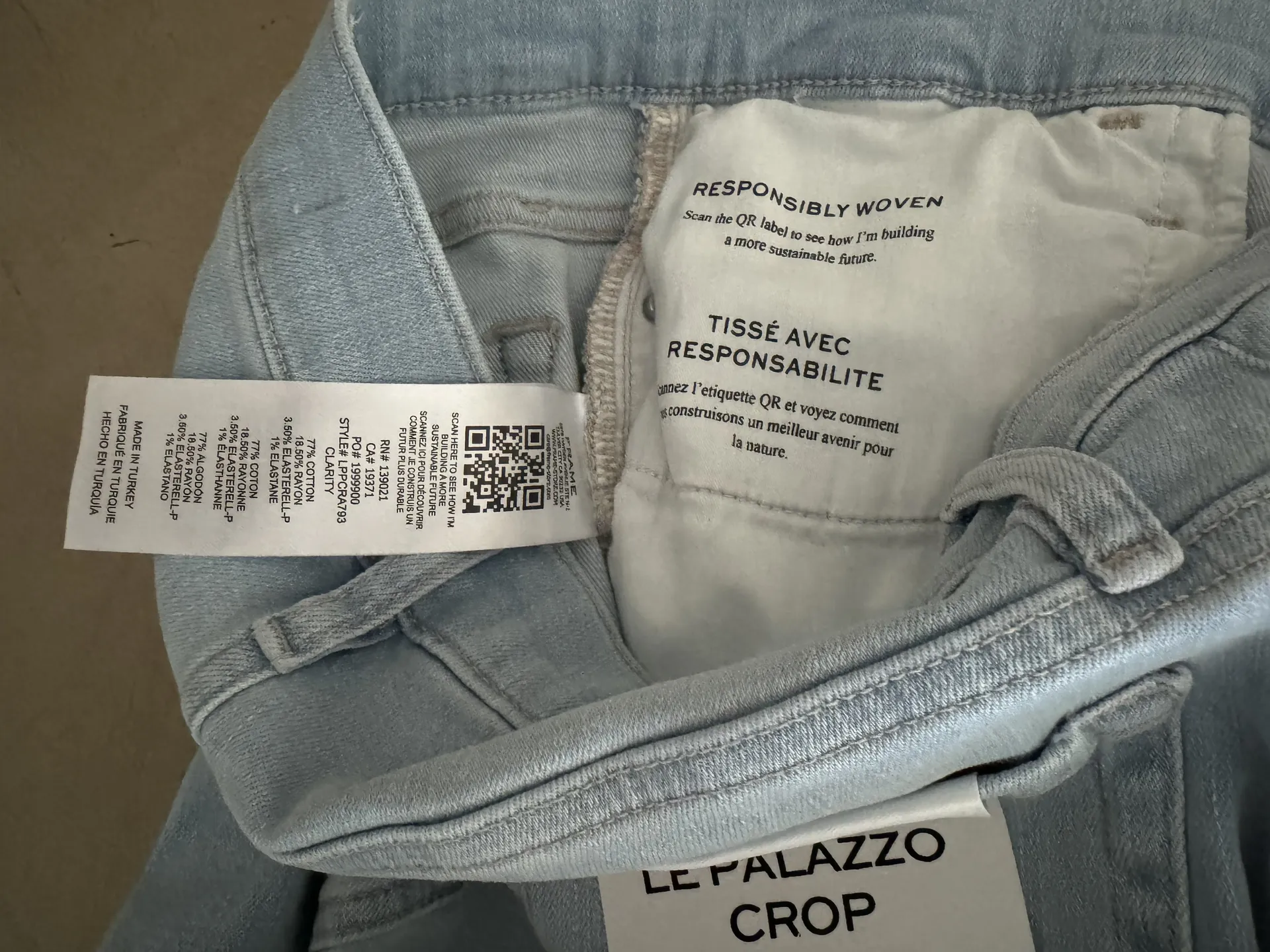 Anthro  Le Palazzo High-Rise Crop Wide-Leg Jeans - Image 16