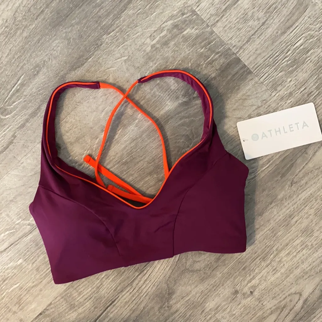 Athleta Purple Bikini top - Image 2
