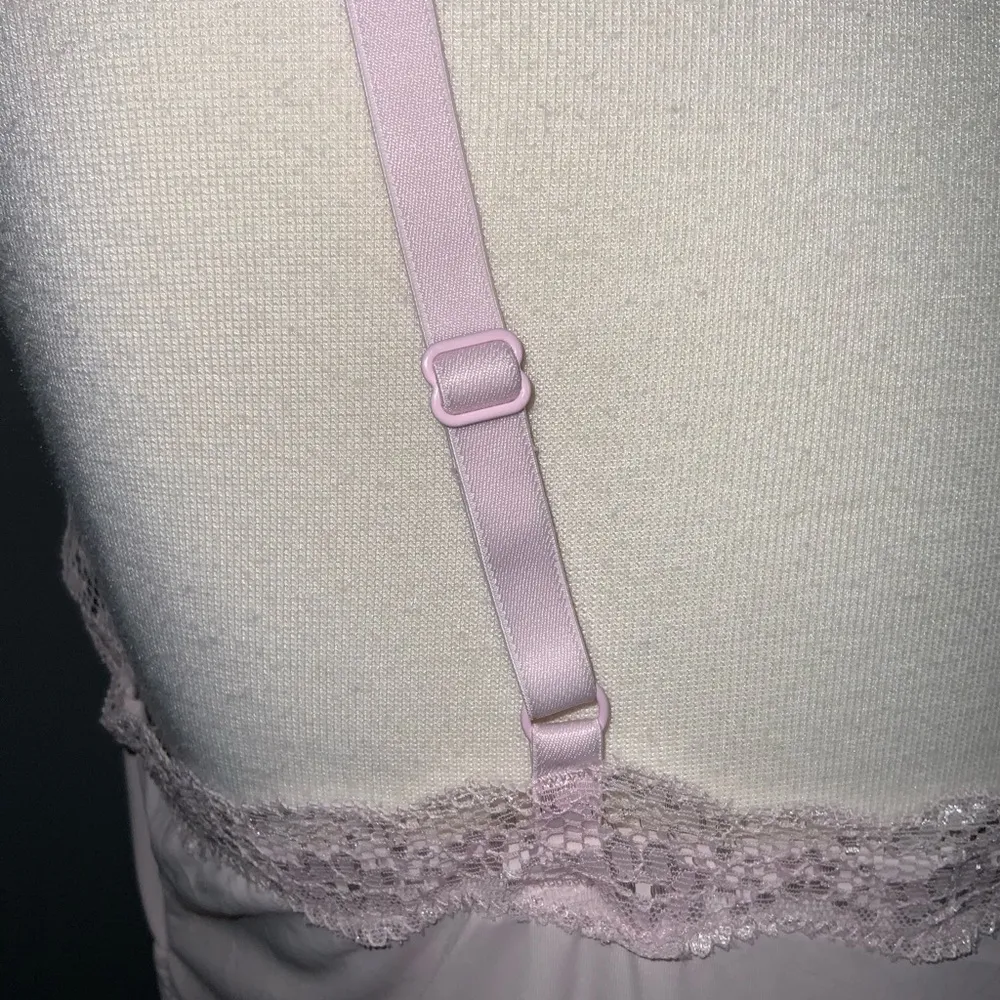 Red Tag Light Pink Women’s Chemise Adjustable Straps Lace Trim 18 Size 1X - Image 6