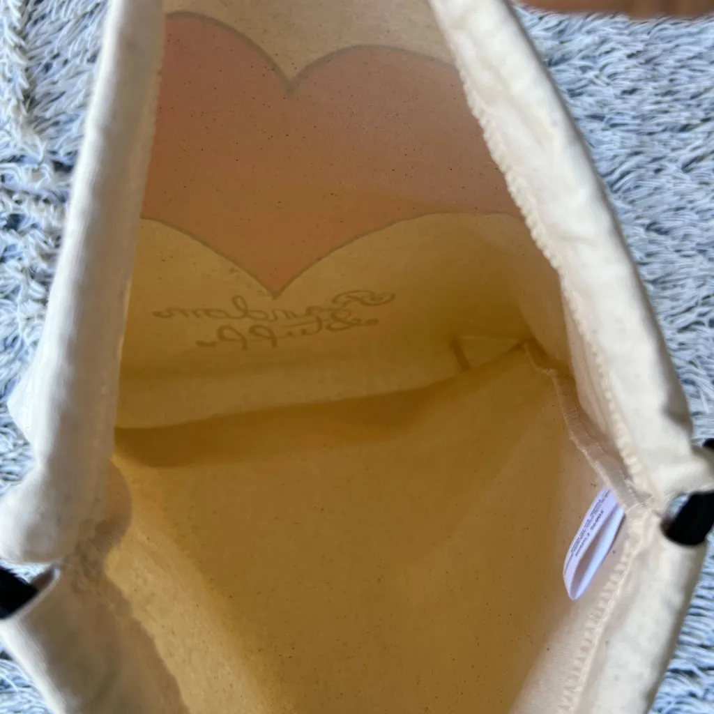 Brighton  Travel Bag  Draw Strings- 100% Cotton Heart - Image 3
