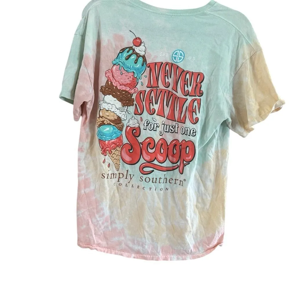 Simply Southern Green Pink Long Sleeve Tee - Image 8