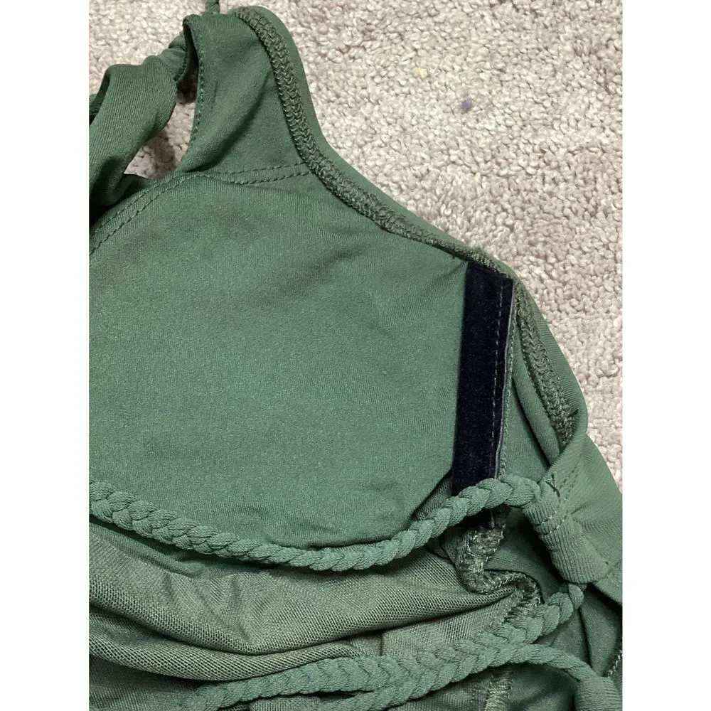 New. Robin Piccone rubine luca high neck one piece cut out swimsuit. - Image 6