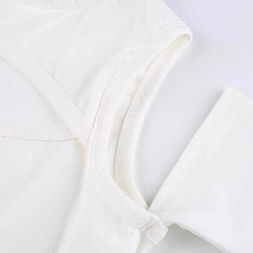 Y2K long sleeve cold shoulder bodysuit Size XS - Image 3