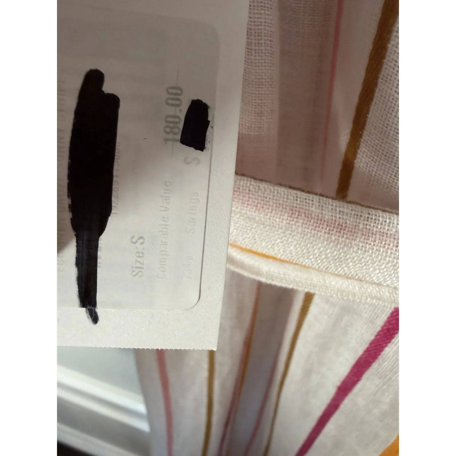 Vitamin A Playa 100% Linen Caftan Swim Coverup Dress Belted Sz S NWT - Image 16