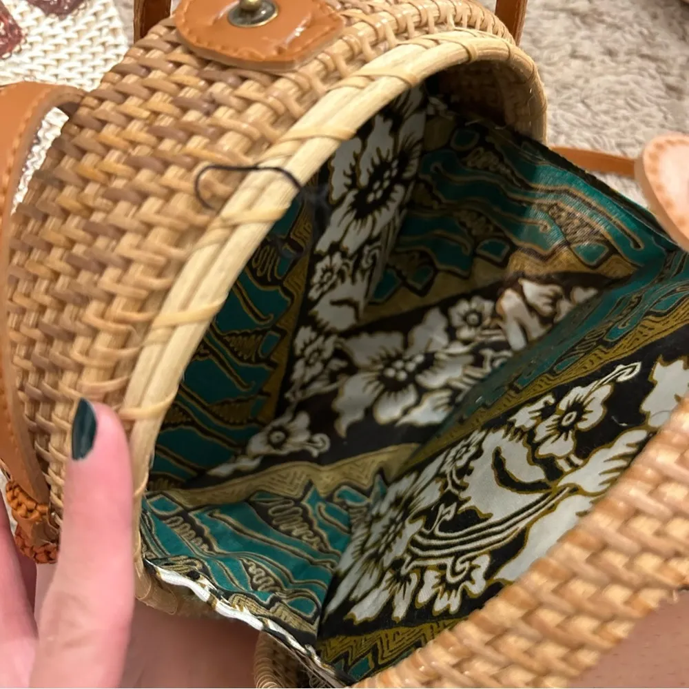 round rattan bag - Image 2