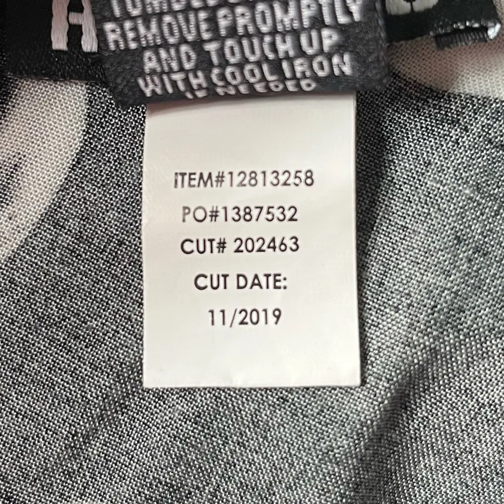 Hot Topic Moon Phases Crisscross Back Tank Top Black White Size Small - Image 6