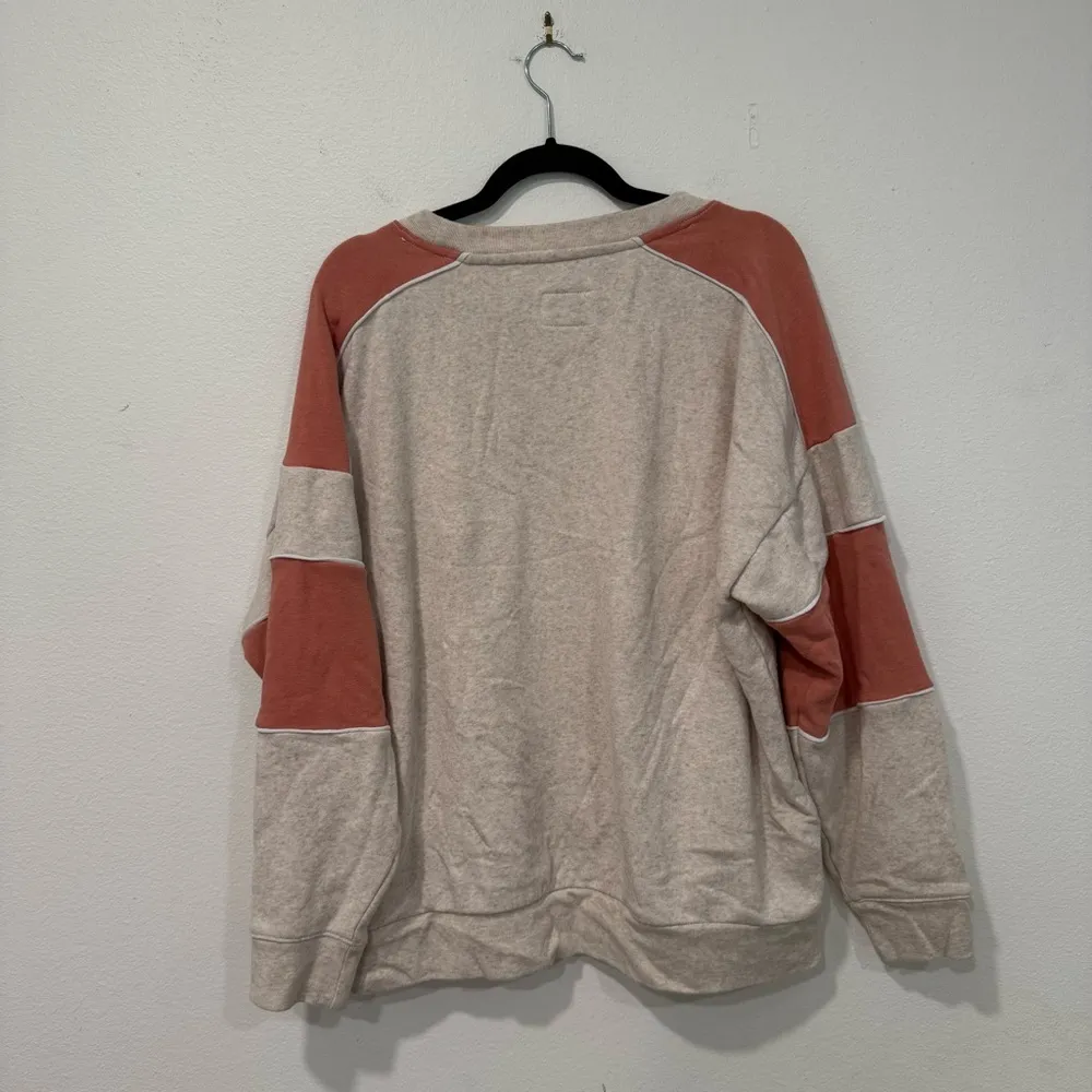 American Eagle  Crew Neck Colorblock Sweater L - Image 5