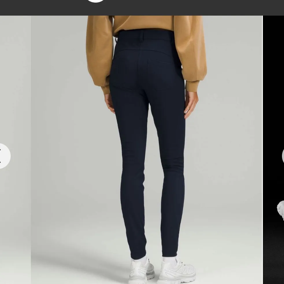 Lululemon City Sleek 5 Pocket 7/8 Work Dress Pants True Navy Blue Size 32 - Image 3