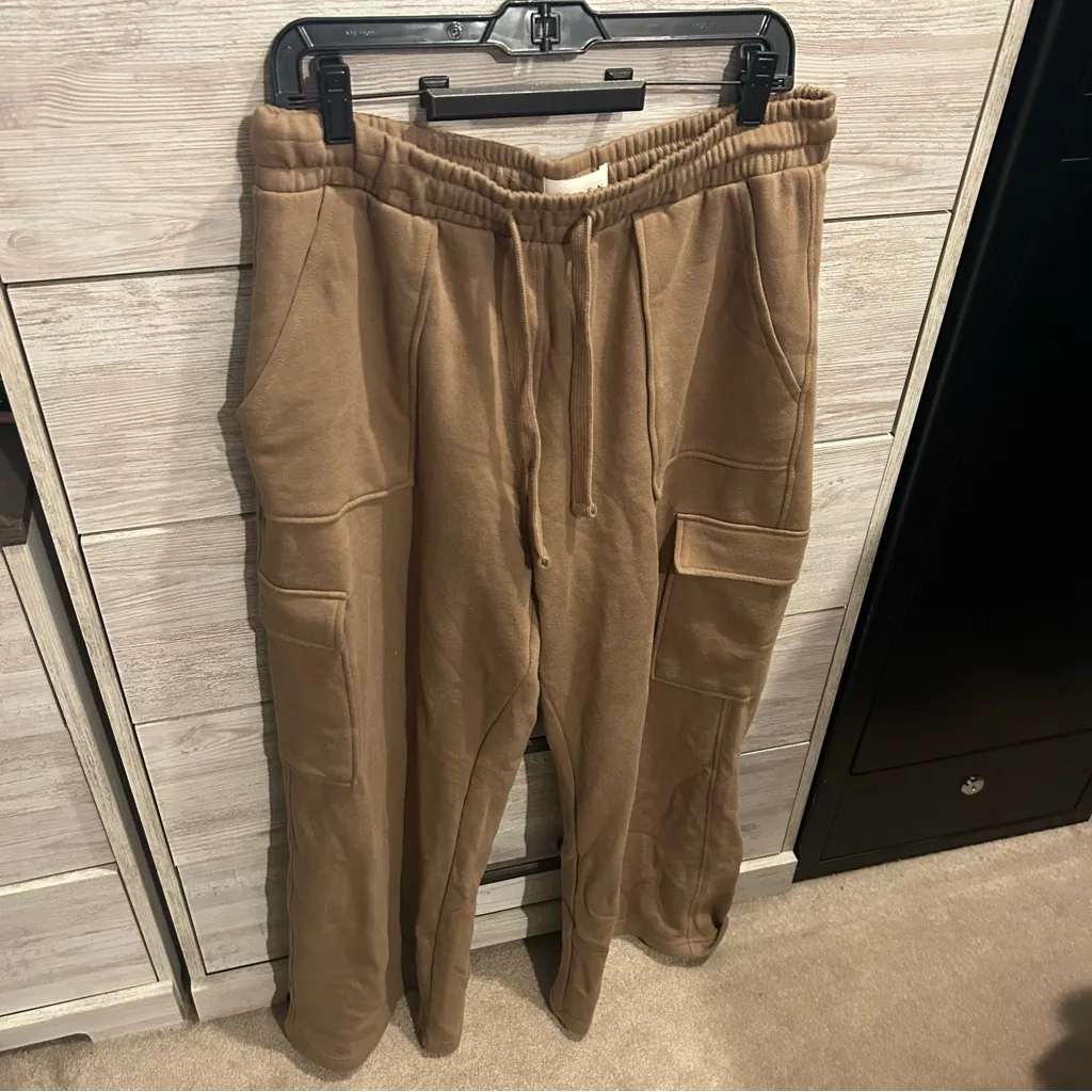 Risen Cooler Weather Wishes Cargo Pants XL Tan - Image 4
