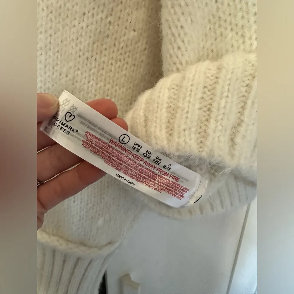 Primark Cares Ivory Chunky Knit Sweater - Image 7