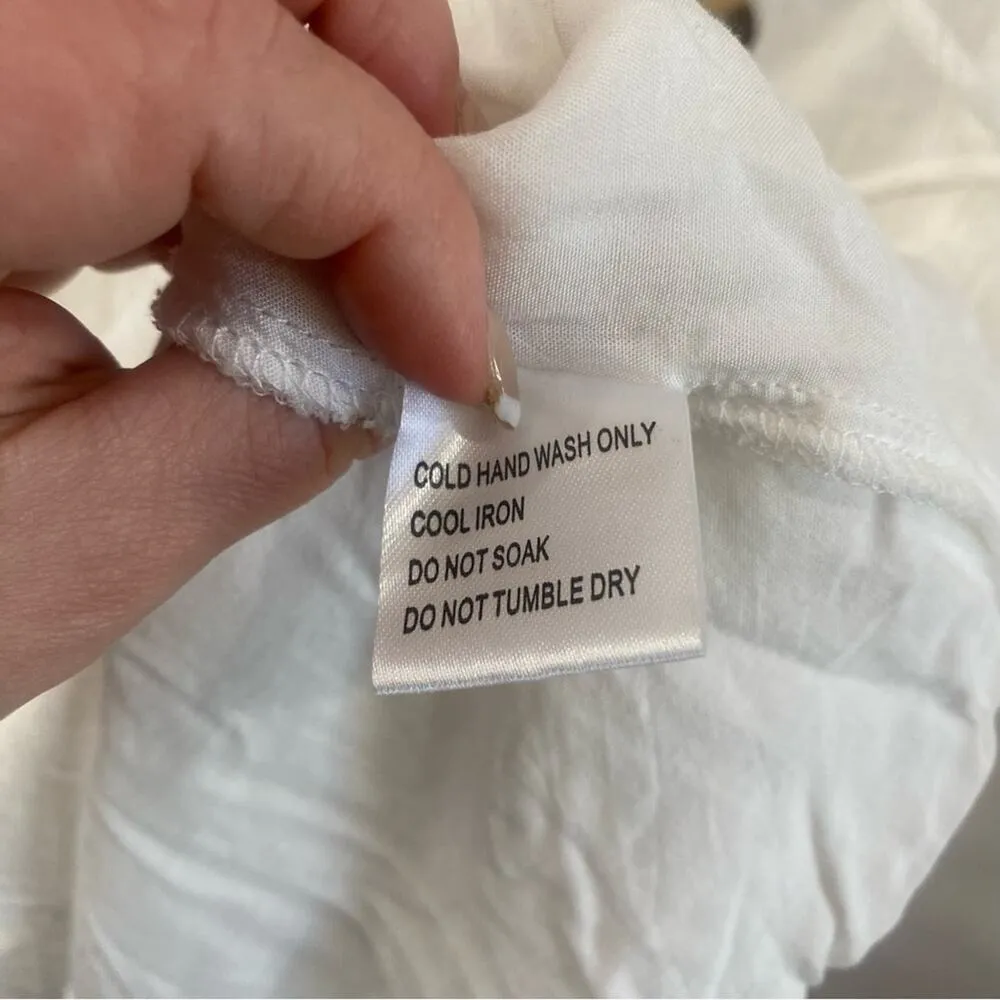 Princess Polly White Milkmaid Lightweight Breezy Mini Dress US 4 - Image 6