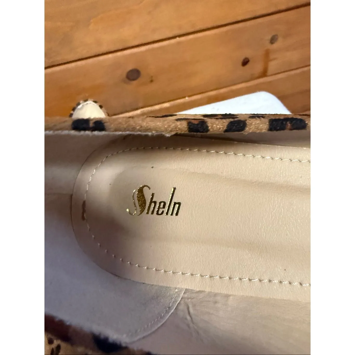 Shein leopard print ballet flats Sz 11 NWOT - Image 8